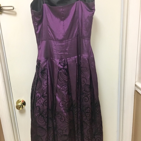 Dress Purple formal  prom black Jessica Howard - Picture 2 of 8